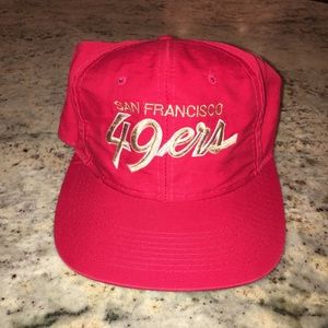 49ers Sports Specialties Script Snapback Hat